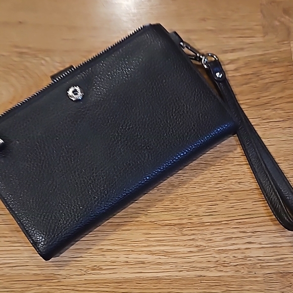 Michael Kors Black Pebbled Leather Wallet - Picture 3 of 3